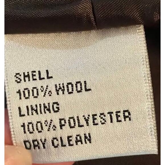 2000s Talbots Wool Houndstooth Blazer Size 6 – Brown Black Tailored - Picture 11 of 11